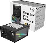 Aerocool 850W RGB 80 Plus Gold Modular PSU Japanese Capacitors view 2