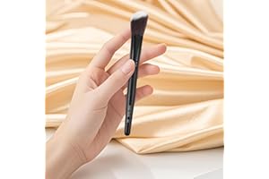 Angled Contour Brush, Face Brush for Blush, Bronzer, Soft Makeup Brush for Precision Application & Seamless Blending, Multi-U