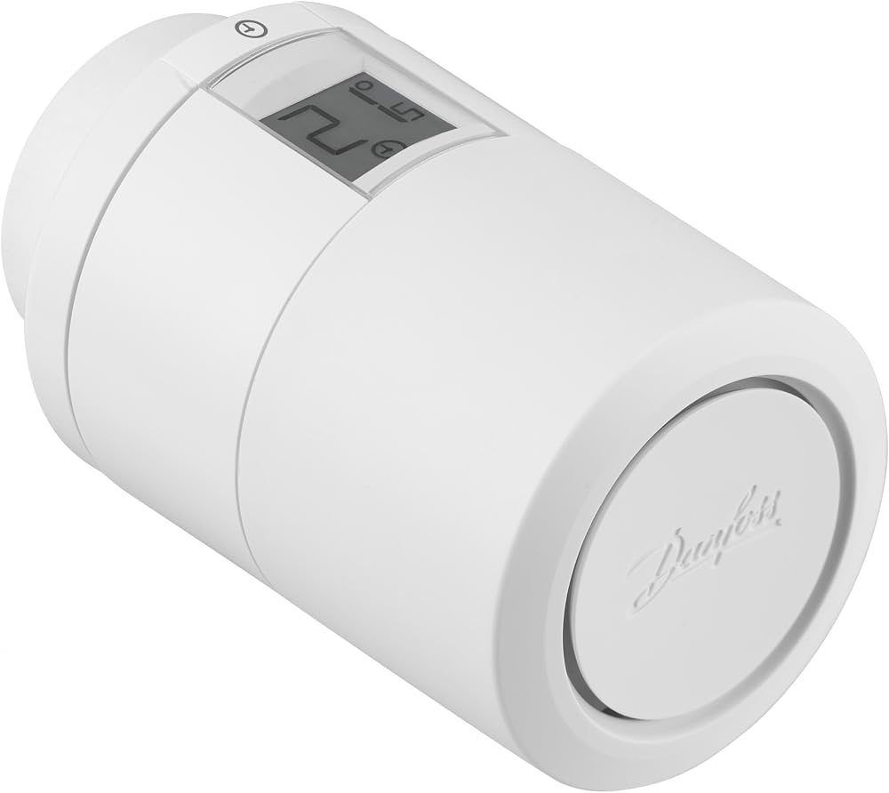 Danfoss 014G1115 Eco Programmable Radiator Thermostat Bluetooth Smart UK