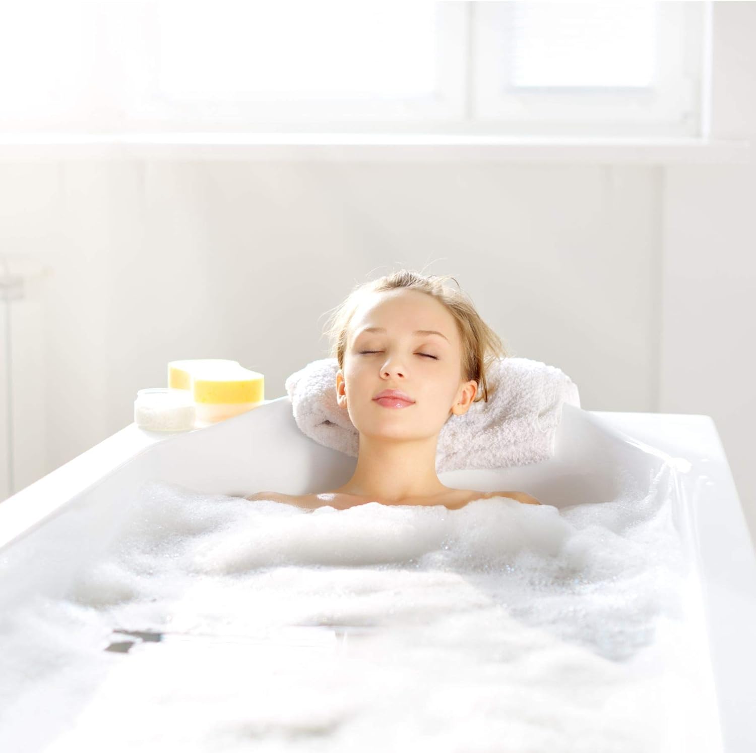 SlipX Solutions Bottomless Bath Overflow Drain Cover Adds Inches of Water to Tub for Warmer, Deeper Bath (Clear, 4" Diameter): Home Improvement
