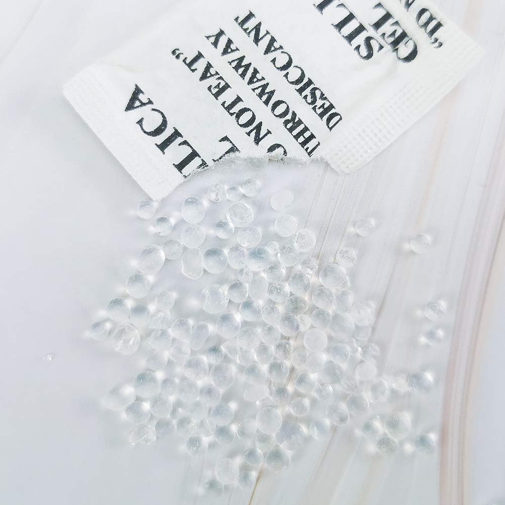 200 Packets 2 Gram Silica Gel Desiccant Non Toxic Moisture Absorber