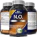 Pre Workout Nitric Oxide Supplement - L-Arginine + L-Citruline - Boosts Exercise Performance & Stamina - Improves Recovery - Supports Heart Health - Increases Libido - 60 capsules - Biogreen Labs