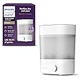 Philips Avent Baby Bottle Sterilizer and Dryer Premium, Removes 99,9% of Bacteria, Chemicals Free, Capacity 6 Bottles/Teats/A