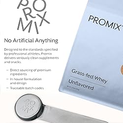 Promix Whey Protein Powder, Unflavored - 2.5lb Bulk