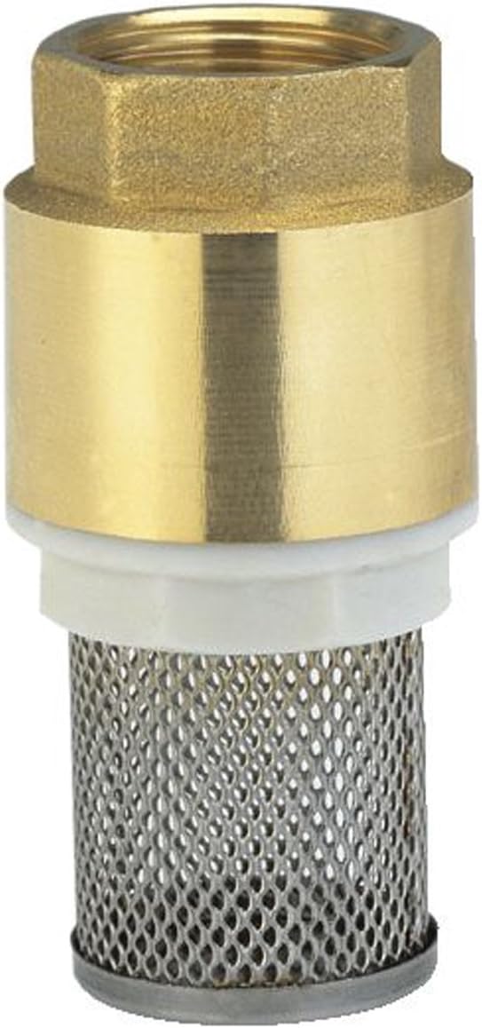 GARDENA Brass foot valve: Check valve, 33.3 mm (G 1 "), Threaded for Connection to The Pump Including The strainer