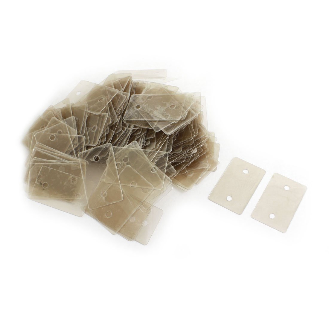 Sourcingmap Repair Parts Mica Insulator Sheets 24mmx39mmx0.12mm 300pcs