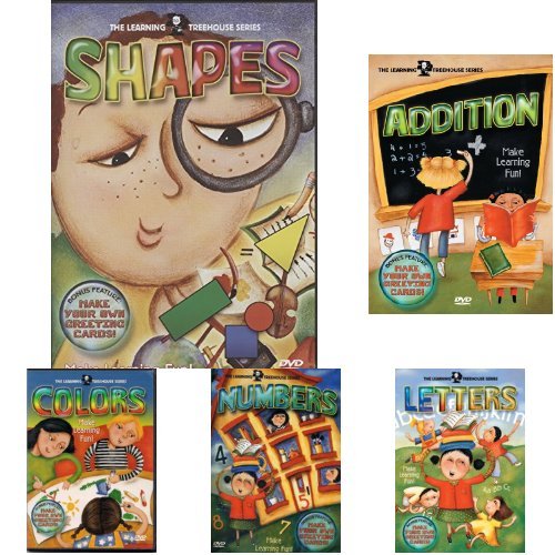 Amazon.com: The Learning Treehouse - Shapes, Addition, Letters, Numbers