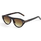 DreamCalf Oval Cat Eye Sunglasses for Women Trendy Retro Cateye Frame with UV Protection for Traveling or Driving