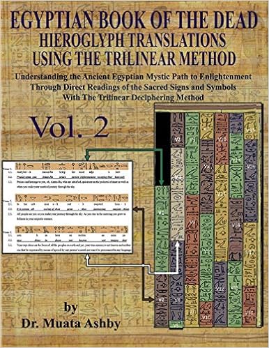 EGYPTIAN BOOK OF THE DEAD HIEROGLYPH TRANSLATIONS USING THE TRILINEAR METHOD Volume 2: : Understanding the Mystic Path to Enlightenment Through Direct ... Language With Trilinear Deciphering Method EGYPTIAN BOOK OF THE DEAD HIEROGLYPH TRANSLATIONS USING THE TRILINEAR METHOD Volume 2: : Understanding the Mystic Path to Enlightenment Through Direct ... Language With Trilinear Deciphering Method