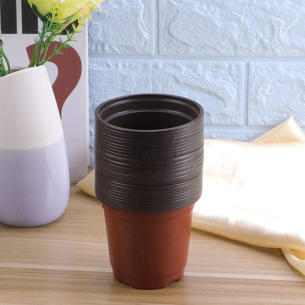 DOITOOL 100PCS Plastic Plants Nursery Pots - Image 3