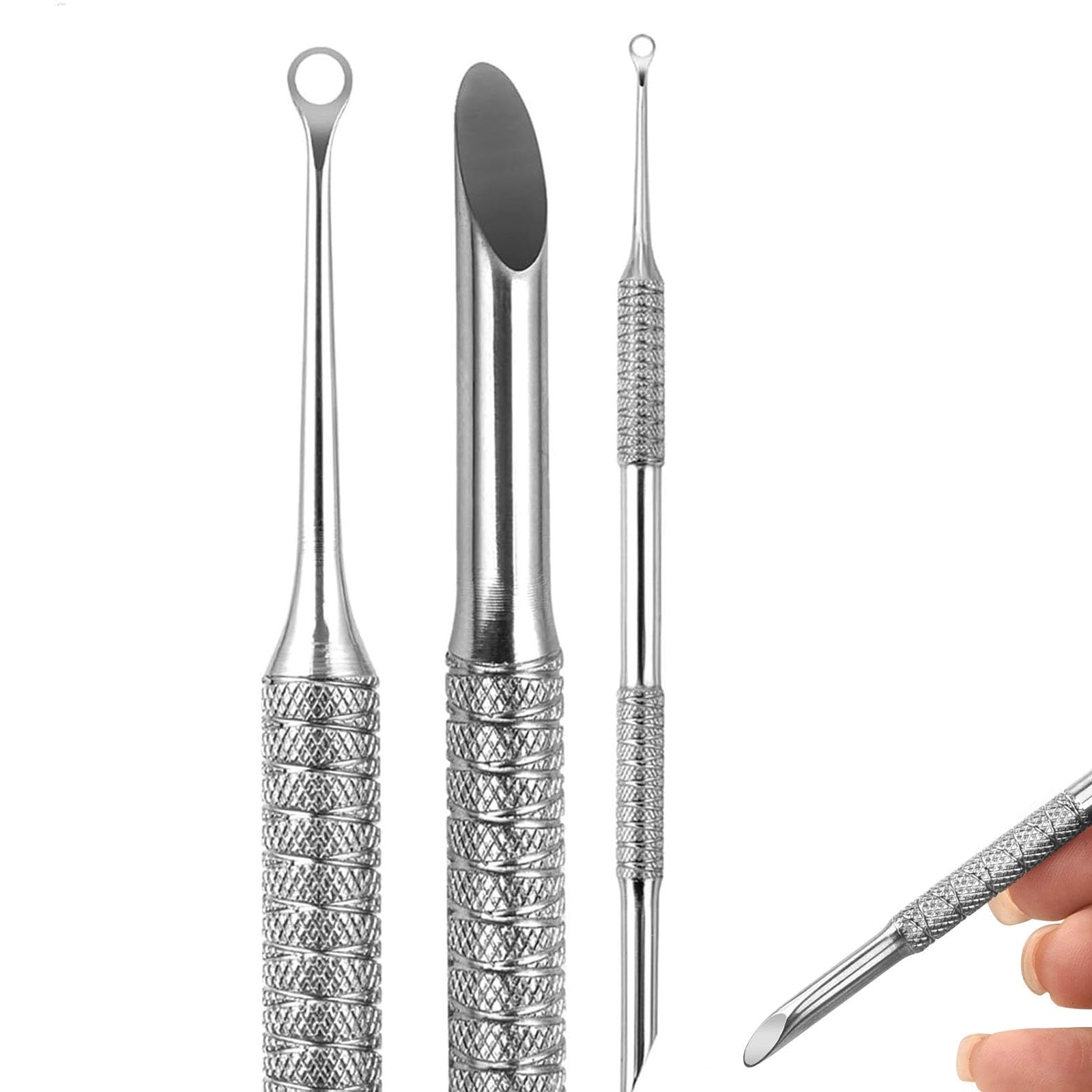 Wjelet Nail Loop Tool Staleks Pusher 2-in-1 Cuticle Pusher Tool Cuticle Pusher 2 Substitute for STALEKS PRO Expert 51/2 Lifts and Removes Cuticles