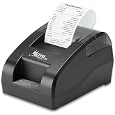 MRBOSS 2&ldquo; 58mm POS Cash Register Portable Thermal Receipt Printer with High Speed Printing USB Bluetooth Interface for Supermarket Restaurant Retail Sales Kitchen Support Windows Android MAC