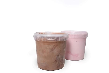 ZamaZo Eisbehälter 2er oder 4er Set 1,18 L | Gefrierdose | Aufbewahrungsbehälter für Speiseeis | Lebensmittelqualität | BPA- 