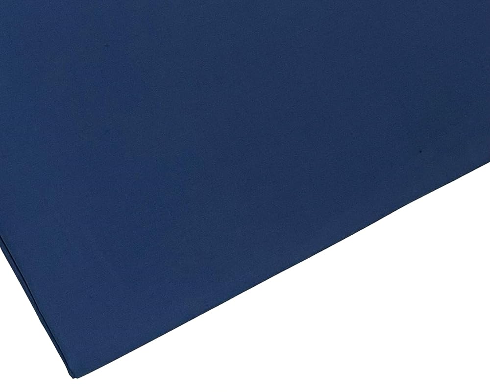 M & J Plain Dark Navy Polycotton Fabric 45 inch Wide 112 cm 40 Colours