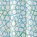 InterDesign Ringo Fabric Shower Curtain, 72 x 72, Blue/Green