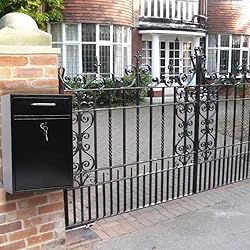 KYODOLED Steel Key Lock Mail Boxes Outdoor, Locking