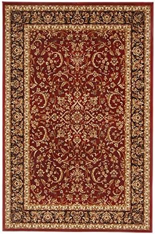 Radici Noble Area Rug, 5'5"x8'3", burgundy