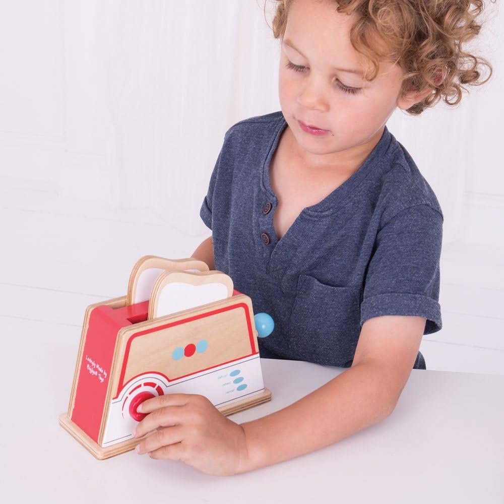 kids wooden toaster