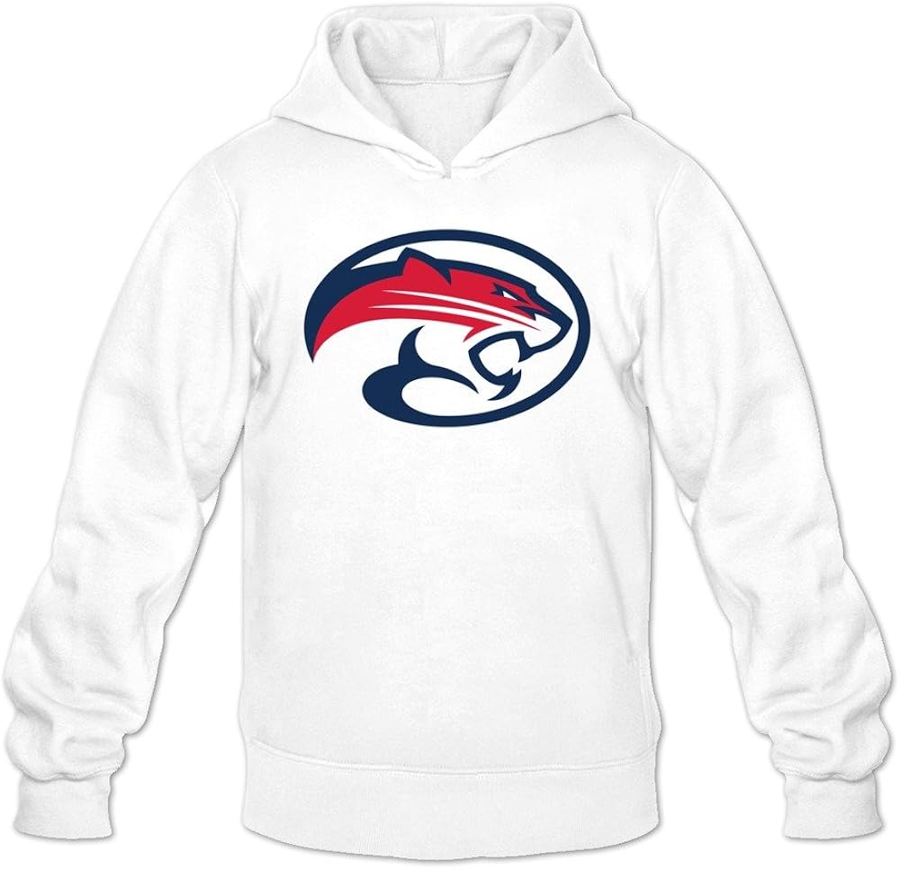 Man's Texas Houston Cougars Mascot Logo Hoodie