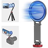 BRDRC Cold Shoe Phone Mount Holder, Tripod Mount for iPhone Magsafe Magnetic Hot Shoe Camera Adapter with 1/4" Screw Hole for DJI Ronin Samsung Canon Nikon DSLR Photography Accessories