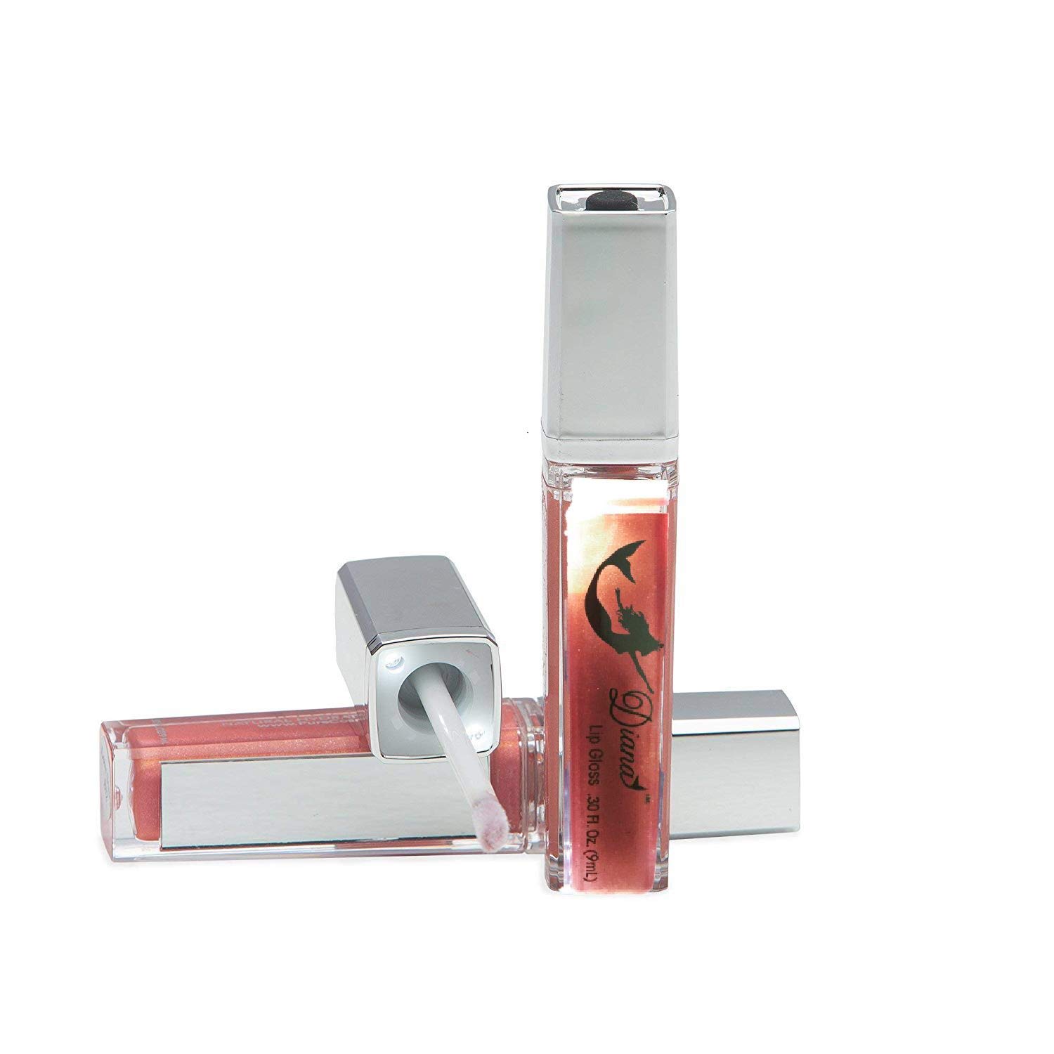 Lip Gloss LED Light Up & Mirror with on/off Button Shimmery Gold Vanilla Flavoring Lip Balm & Breath Freshener Gold Digger