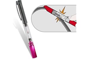 dawfall Pack-1 Car Ignition Test Pen, High-Voltage Line Coil Spark Plug Detector with Bulb, Universal Car Spark Plug Test Pen, Pen Type Spark Plug Tester Coil Diagnostic Tool for Cars (Multicolored)