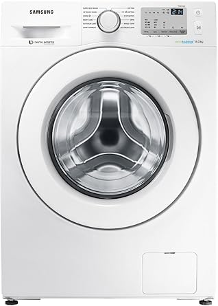 Samsung 8 kg Fully-Automatic Front Loading Washing Machine (WW80J4213KW/TL, White)