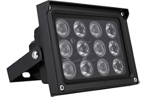 ICAMI IR Illuminators 12pcs,High Power Infrared LED Lights for Security Camera