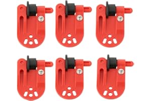 FIOZINX 6piece SAMS Pro Release Clip, Sam's Pro Planer Board Release Fishing Clip Downrigger Clips for Off Shore Tackle Trolling Offshore Kites Fishing (Red)