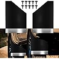 Muamos Universal Mud Flaps Splash Guards Car Mudguard with Night Reflectors Mudflaps and Accessories Set, Front and Rear Protection for Trucks Cars SUVs Vans (Black)