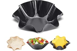 Taco Salad Bowl Maker Molds, Nonstick Tortilla Bowl Maker, Carbon Steel Tortilla Molds, Taco Shell Maker, Tostada Shell Pan (