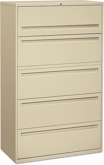 Amazon Com 700 Series 42 W 5 Drawer File Finish Putty Lateral