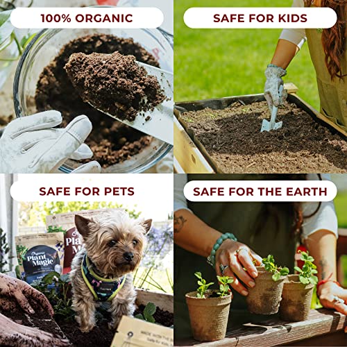 Compressed Organic Potting Soil for Garden, Plants & Vegetables Expands 4x When Mixed with