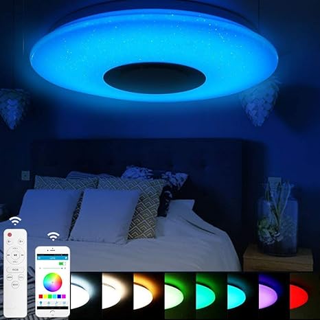 rgb led estrellas lampara de techo