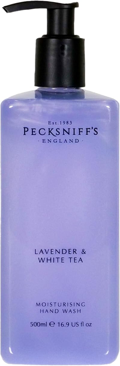 Pecksniff's Liquid Hand Soap Lavender White Tea Soft Hydrating Cruelty-Free