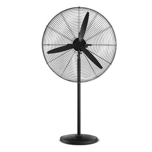 Oscillating Standing Floor Fan, Floor Fan Industrial, Silent Storm