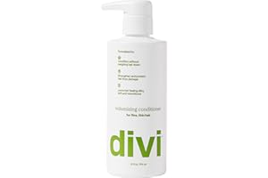 divi Volumizing Conditioner for Women and Men - Lightweight Volume Conditioner for Fine Hair - Designed to Strengthen and Protect the Hair from Damage, 12 Fl Oz.