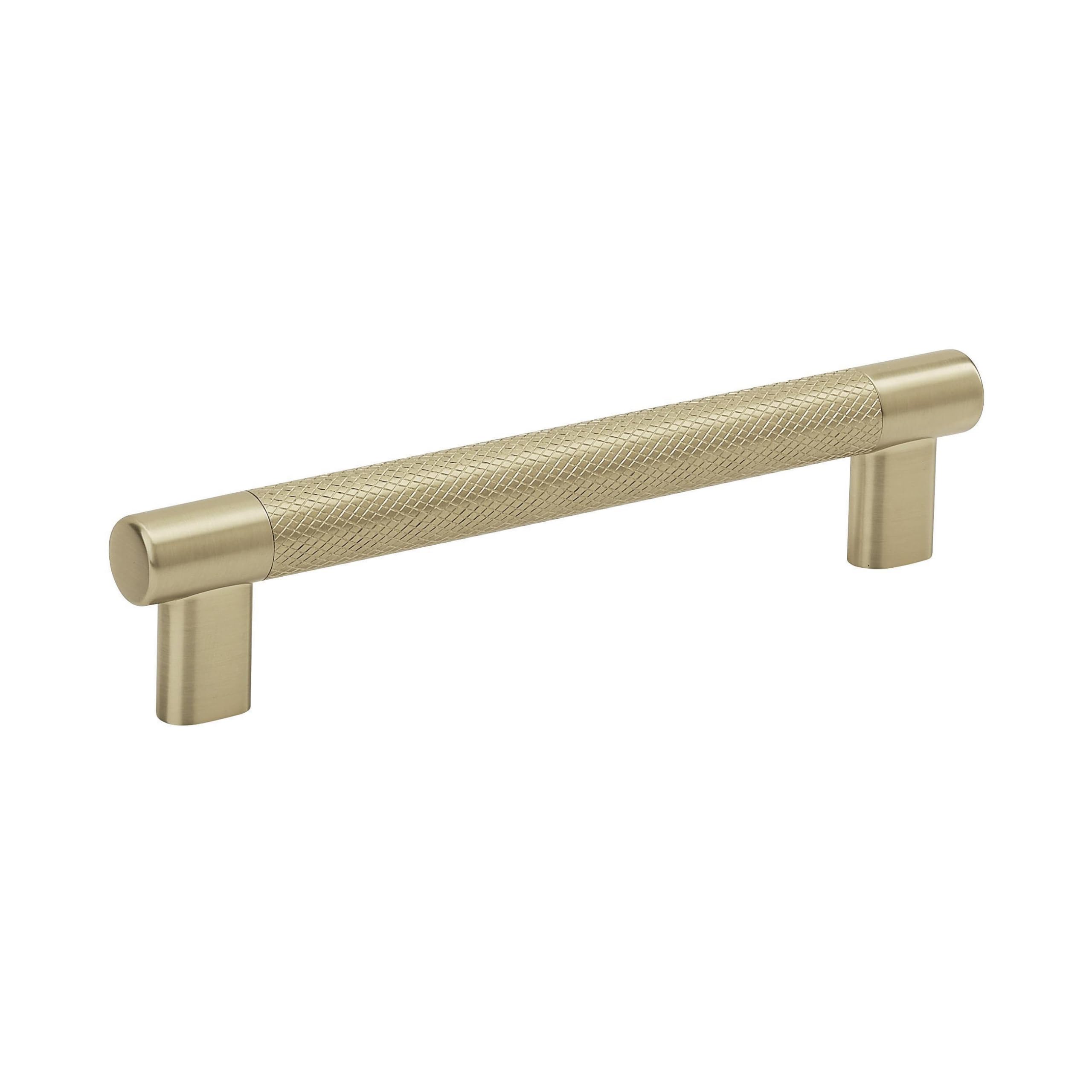 Amerock | Kitchen Cabinet Pull | Golden Champagne | 6-5/16 in (160 mm) Center-to-Center | Bronx | 1 Pack | Furniture Hardware | Cabinet Handle | Bathroom Drawer Pull — image 1