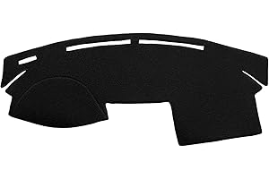 YIZ Dash Cover Mat Custom Fit for Nissan Altima 2005 2006 Dashboard Cover Pad (05-06 Black) J57
