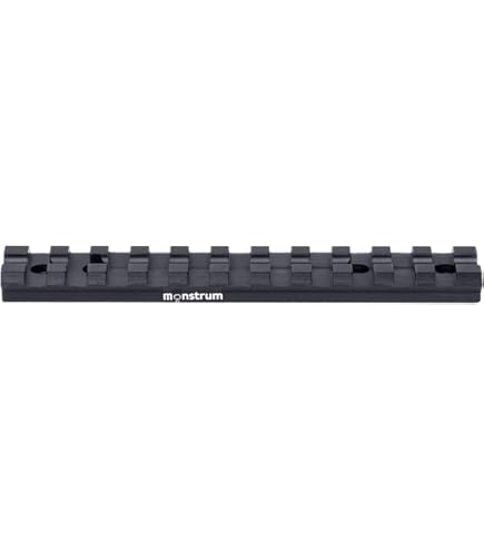 Riel Picatinny De 11 Ranuras Para Ruger 10/22 | Aleación De Aluminio De Aviación, Peso 45 G, Compatible Con Visores Y Miras