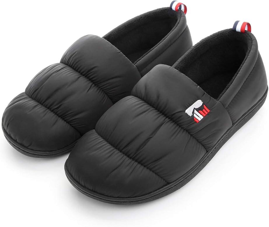 men's closed back slippers