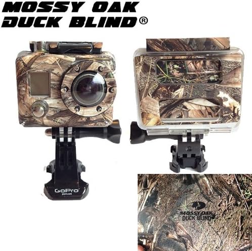 Camo Housing Skin Armor for GoPro Hero 1 or 2 - Mossy Oak Duck Blind