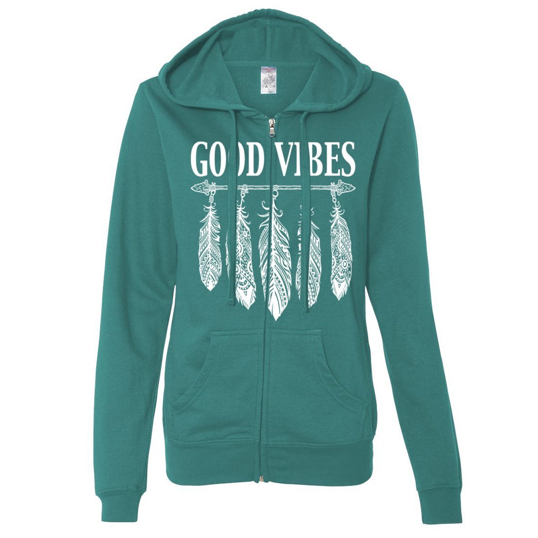 ladies lightweight zip up hoodies