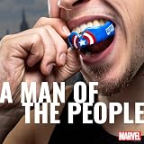 Marvel Captain America Metallic Mouthguard Dual Layer Protection Case Adults view 9