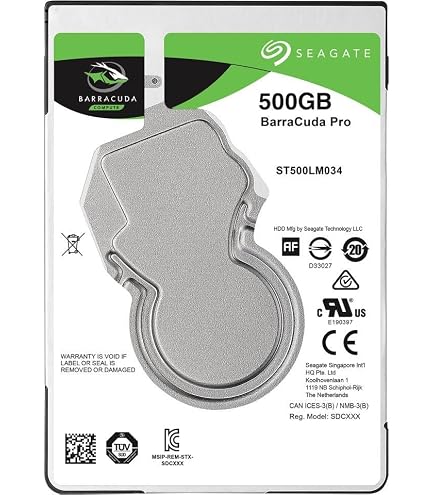 Amazon.com: Seagate BarraCuda Pro 500GB Internal Hard Drive