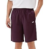 K-Swiss Men's Athletic Shorts with Zipper Pockets - Lightweight Gym Shorts with Drawstring for Running Workout Lounge Casual