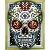 TWBB Diamond Painting Kit 5D DIY Diamond Painting Sets Diamond Painting for Adult or Kid,2019 New Special Shape Diamond (Butterfly Pattern) (Skull Pattern)