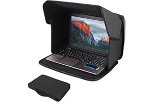 Foldable Laptop Sunshade Tent Oxford Fabric Computer Shelter Portable Shield Cover for Outdoor Use Laptop Sun Shade with Carr