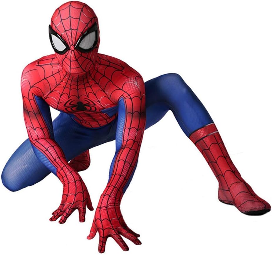Amazon Co Jp スパイダーマン 全身タイツ 弾力と伸縮性あり ライクラ 赤 子供用 大人用 165 175cm コスチューム コスプレ衣装 仮装 変装 誕生日 プレゼント スパイダーマン コスプレ おもちゃ