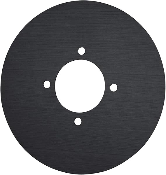 Schnes rundes und 1524 cm groes Wand Cover fr das Nest Thermostat der 2 und 3 Generation von Wasserstein Schwarz